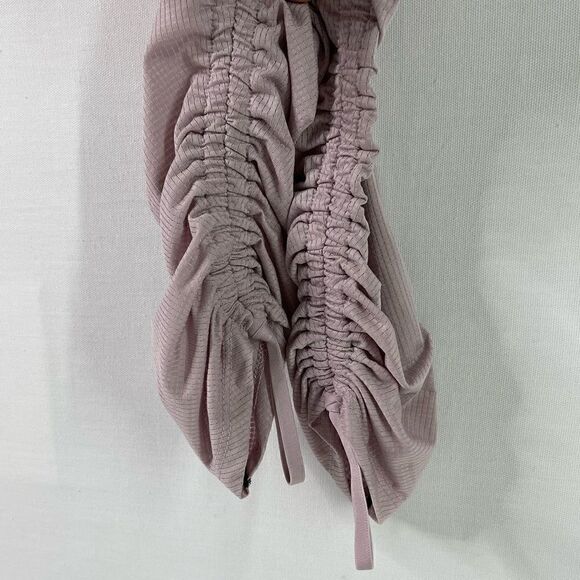 Fabletics Tall Cashel Foldover PureLuxe Leggings (Iron/Dusty Rose) - Medium Tall - Picture 8 of 12